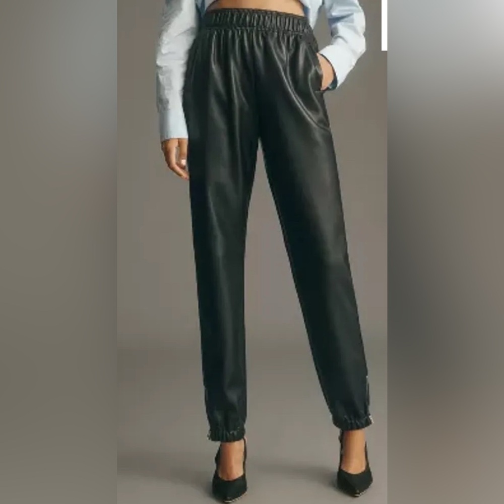 Anthropologie Black Track Pants